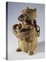 Bear-Shaped Liquor Bottle, 1750-null-Stretched Canvas