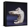 Bear-Shaped Vase, Painted Pottery from Island of Syros, Greece-null-Framed Stretched Canvas