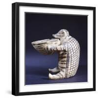 Bear-Shaped Vase, Painted Pottery from Island of Syros, Greece-null-Framed Giclee Print