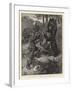 Bear-Shooting in Cashmere, a Beater's Narrow Escape-William T. Maud-Framed Giclee Print