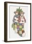 Bear Stocking-Debbie McMaster-Framed Giclee Print