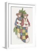 Bear Stocking-Debbie McMaster-Framed Giclee Print