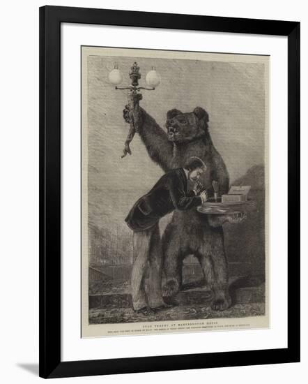 Bear Trophy at Marlborough House-Samuel Edmund Waller-Framed Giclee Print