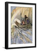 Bear us swiftly, Boat of Mananan, to the Garden of Hesperides', c1910-Stephen Reid-Framed Giclee Print