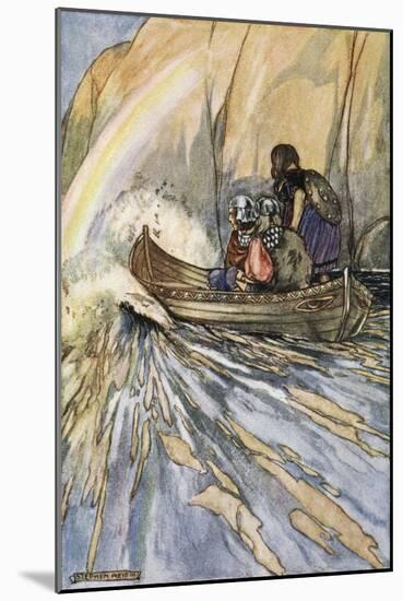 Bear us swiftly, Boat of Mananan, to the Garden of Hesperides', c1910-Stephen Reid-Mounted Giclee Print