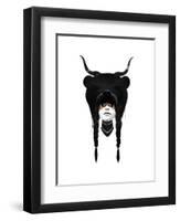 Bear Warrior-Ruben Ireland-Framed Premium Giclee Print