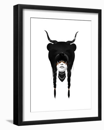 Bear Warrior-Ruben Ireland-Framed Premium Giclee Print