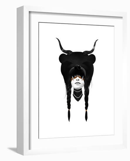 Bear Warrior-Ruben Ireland-Framed Premium Giclee Print