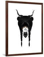 Bear Warrior-Ruben Ireland-Framed Premium Giclee Print