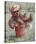 Bear With A Hat-Janet Kruskamp-Stretched Canvas