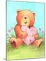 Bear with Heart-Melinda Hipsher-Mounted Giclee Print