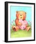 Bear with Heart-Melinda Hipsher-Framed Giclee Print