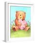 Bear with Heart-Melinda Hipsher-Framed Giclee Print