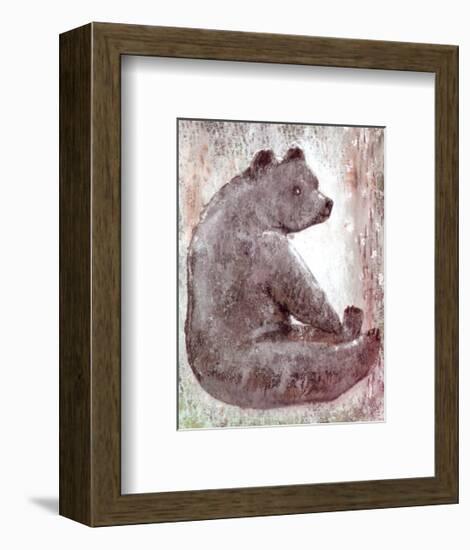 Bear-Silvana Crefcoeur-Framed Art Print