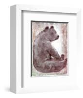 Bear-Silvana Crefcoeur-Framed Art Print