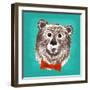 Bear-Bella Dos Santos-Framed Art Print