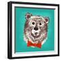 Bear-Bella Dos Santos-Framed Art Print