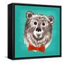 Bear-Bella Dos Santos-Framed Stretched Canvas