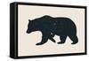 Bear-Florent Bodart-Framed Stretched Canvas