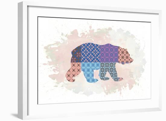 Bear-Victoria Brown-Framed Art Print