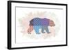 Bear-Victoria Brown-Framed Art Print