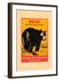 Bear-null-Framed Art Print