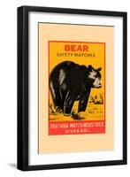 Bear-null-Framed Art Print