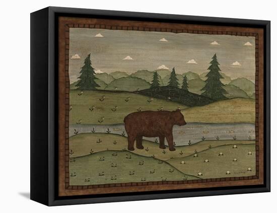 Bear-Robin Betterley-Framed Stretched Canvas