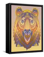 Bear-David Chestnutt-Framed Stretched Canvas