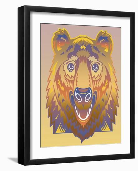 Bear-David Chestnutt-Framed Giclee Print