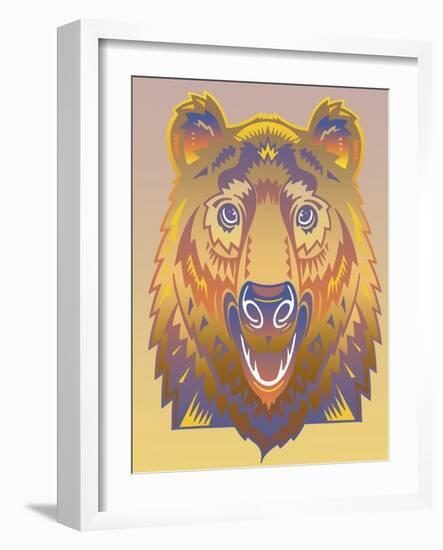 Bear-David Chestnutt-Framed Giclee Print