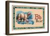 Bear-null-Framed Art Print