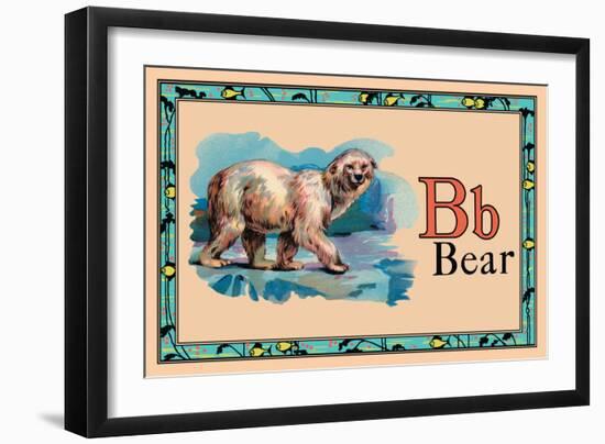 Bear-null-Framed Art Print