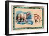 Bear-null-Framed Art Print