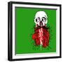 Beard skull-Thomas MacGregor-Framed Giclee Print