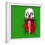 Beard skull-Thomas MacGregor-Framed Giclee Print