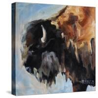 Bearded Buffalo-Renee Gould-Stretched Canvas