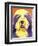 Bearded Collie - Banana-Dawgart-Framed Giclee Print