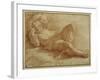 Bearded Figure, Sleeping-Parmigianino-Framed Giclee Print