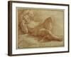 Bearded Figure, Sleeping-Parmigianino-Framed Giclee Print