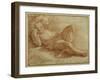 Bearded Figure, Sleeping-Parmigianino-Framed Giclee Print