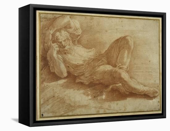 Bearded Figure, Sleeping-Parmigianino-Framed Stretched Canvas