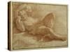 Bearded Figure, Sleeping-Parmigianino-Stretched Canvas