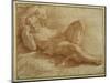 Bearded Figure, Sleeping-Parmigianino-Mounted Giclee Print