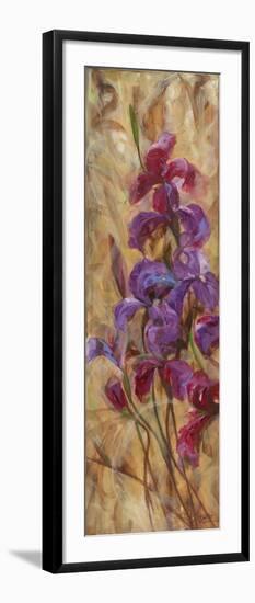 Bearded Iris V-li bo-Framed Giclee Print