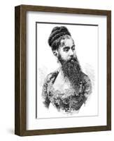 Bearded Lady, 19th Century-Science Photo Library-Framed Photographic Print