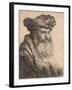 Bearded Man in a Velvet Cap with a Jewel Clasp, 1637-Rembrandt van Rijn-Framed Giclee Print