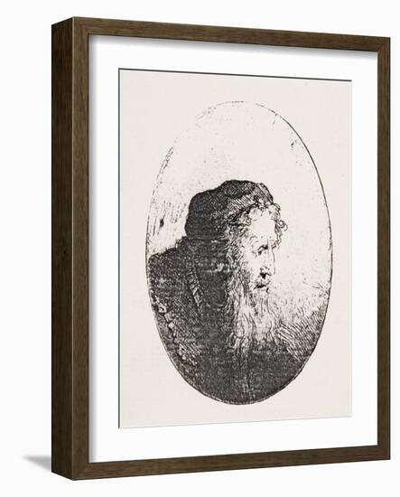 Bearded Old Man, C.1644-46-Ferdinand Bol-Framed Giclee Print