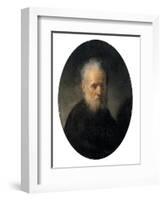 Bearded Old Man-Rembrandt van Rijn-Framed Giclee Print