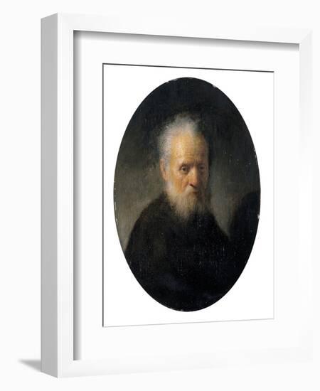 Bearded Old Man-Rembrandt van Rijn-Framed Giclee Print